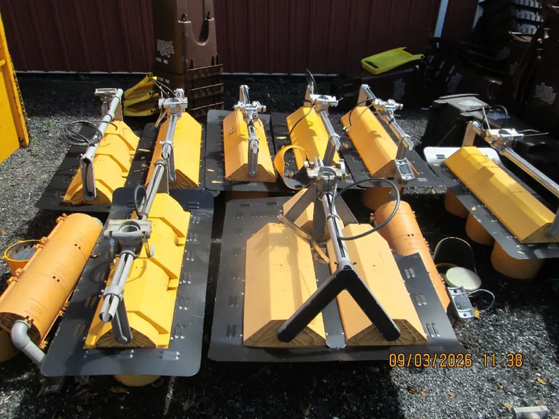 Lot of old traffic lights